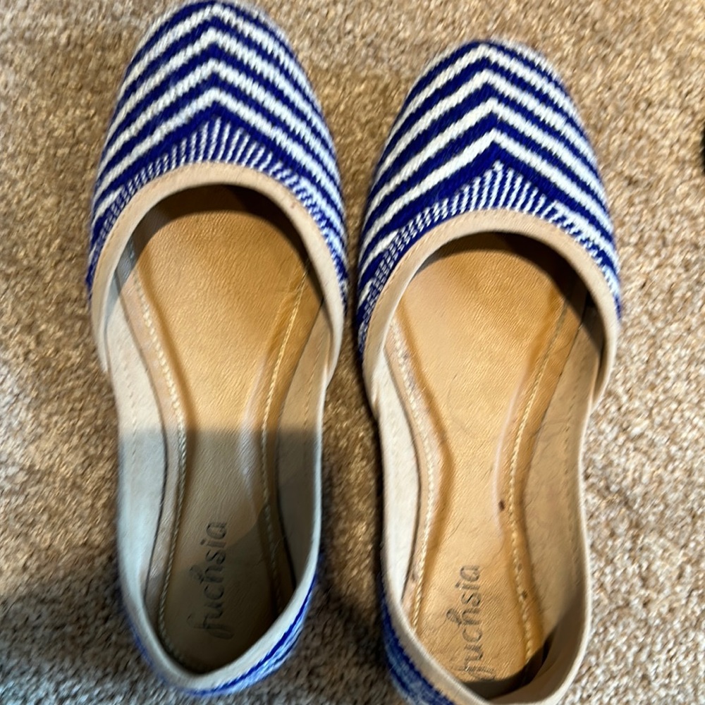 Fuchsia luxury ballet flats